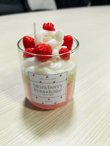 Fresas con Crema — Velas Artesanales