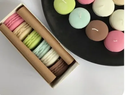 Macarons Boîte — Velas Artesanales