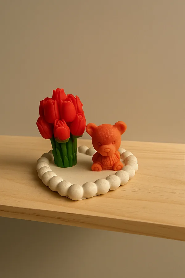 Oso Enamorado — Flores y Bouquets